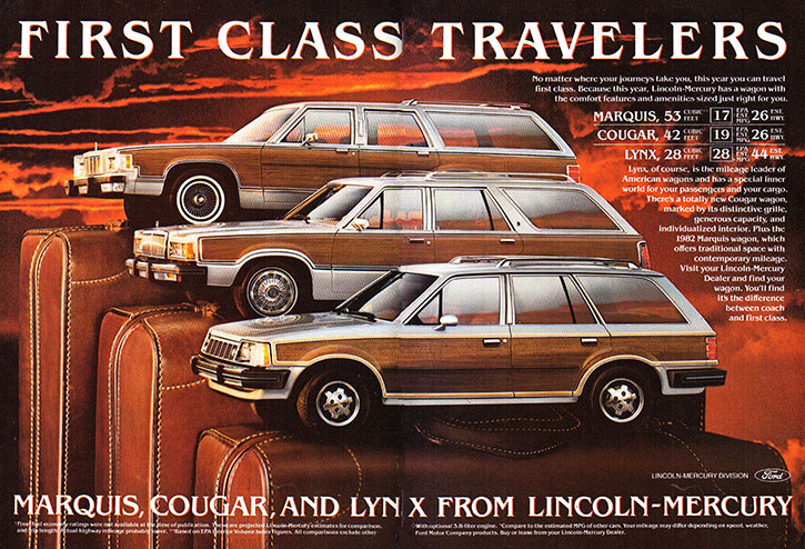 982 Mercury Station Wagon Ad