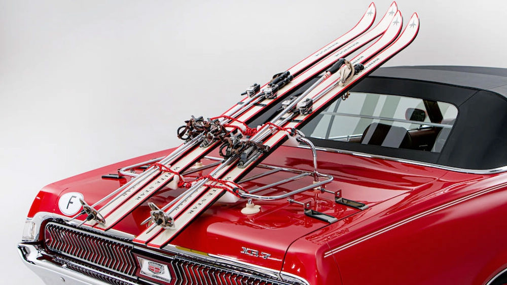 James Bond 1969 Cougar Ski Rack