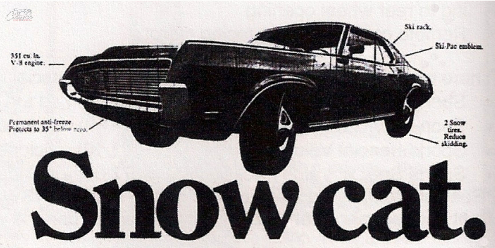 1969 Cougar Ski-Pac Special Ad