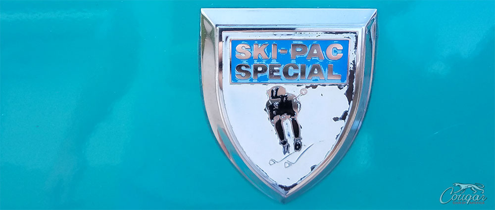 1969 Cougar Ski-Pac Special Badge