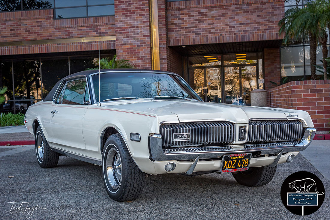 #09385 Ted Taylor 1968 Mercury Cougar Dan Gurney Special