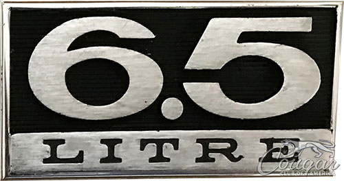 1968 6.5 Litre emblem