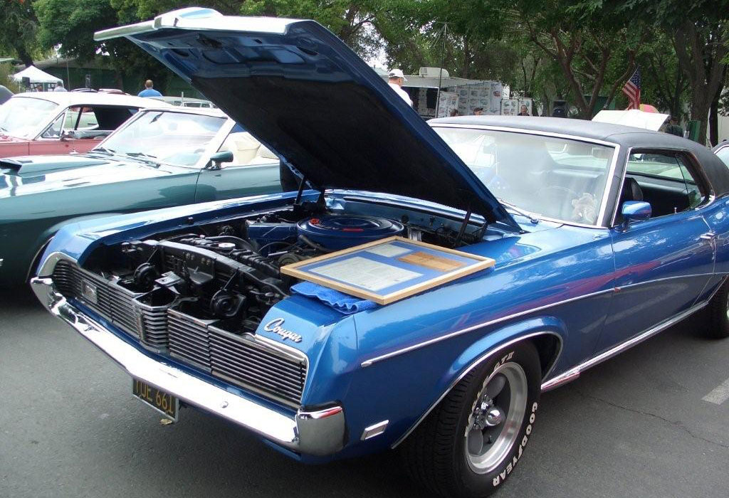 1969 Bright Blue Poly 1969 Mercury Cougar Sports Special