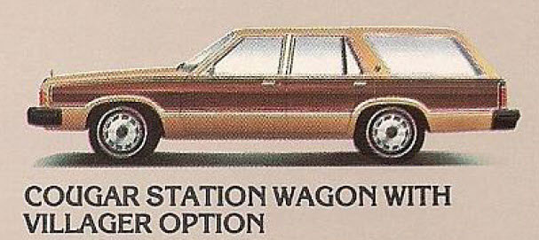 1982 Mercury Cougar Wagon Villager