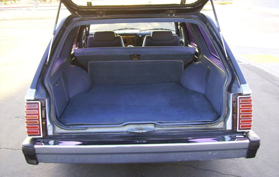 1982 Mercury Cougar Wagon GS Cargo Area