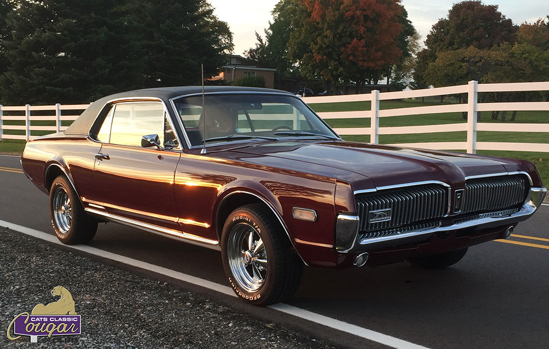 1968 Black Cherry Mercury Cougar Dan Gurney Special