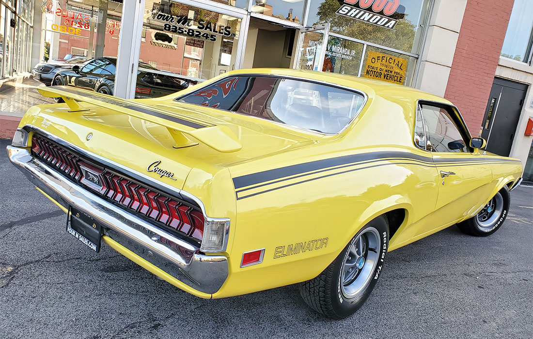 1970 Competition Yellow Mercury Cougar Eliminator