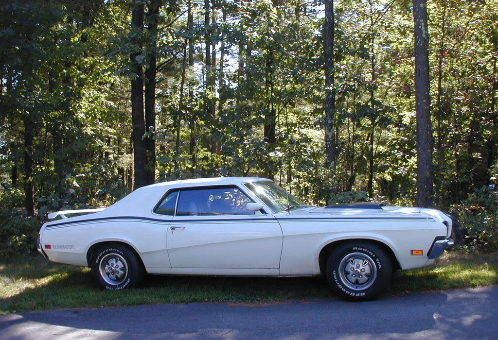 1970 Pastel Blue Mercury Cougar Eliminator