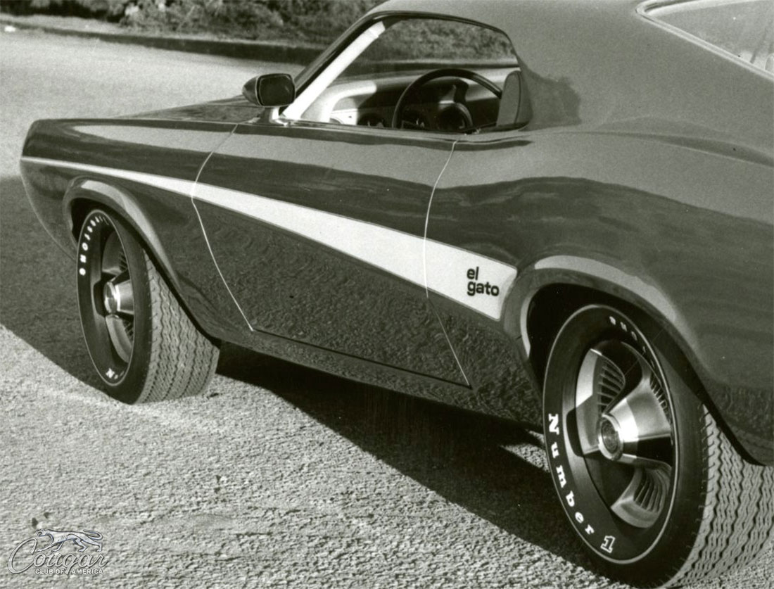 1970 Mercury Cougar El Gato Side Stripe