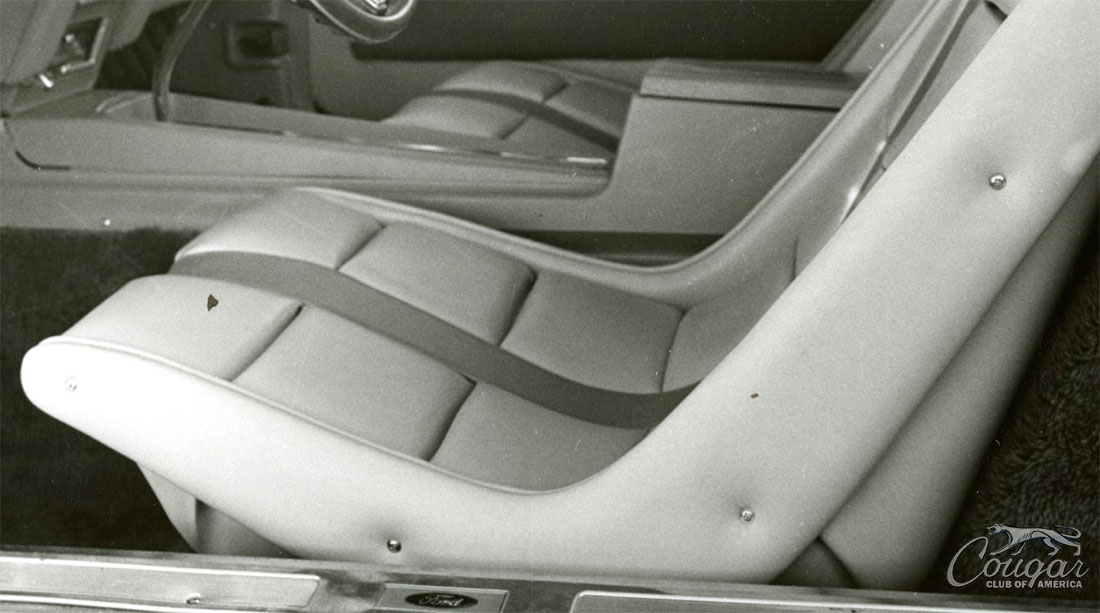 1970 Mercury Cougar El Gato Seat