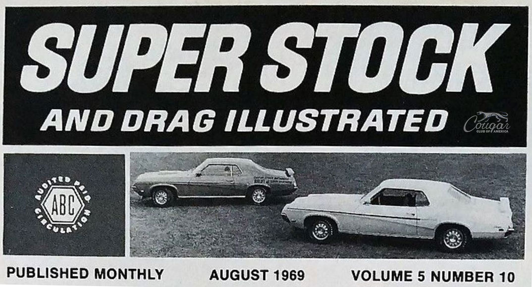 1969 Mercury Cougar Eliminator Promotional Super Stock and Drag Illustrated