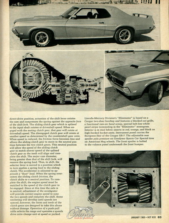 1969 Mercury Cougar Eliminator Prototype Hot Rod Article