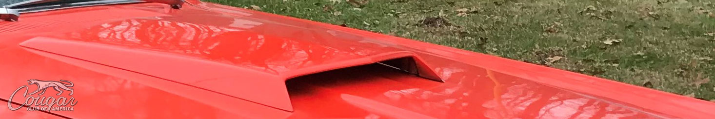 1969 Mercury Cougar Eliminator Hood Scoop