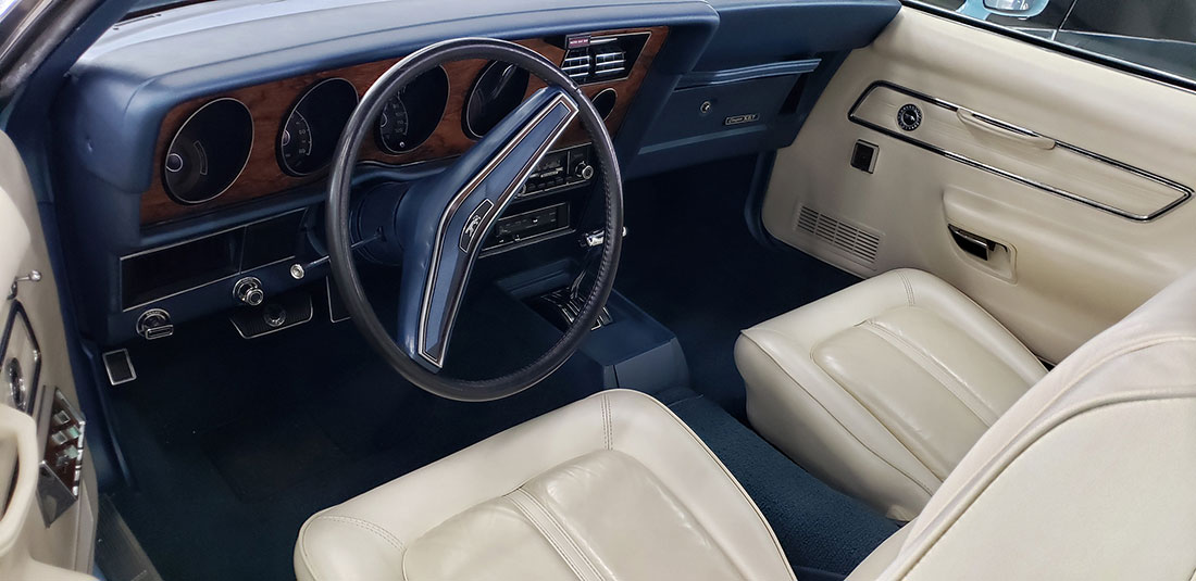 Last Convertible - 1973 Mercury Cougar XR-7 Convertible Interior