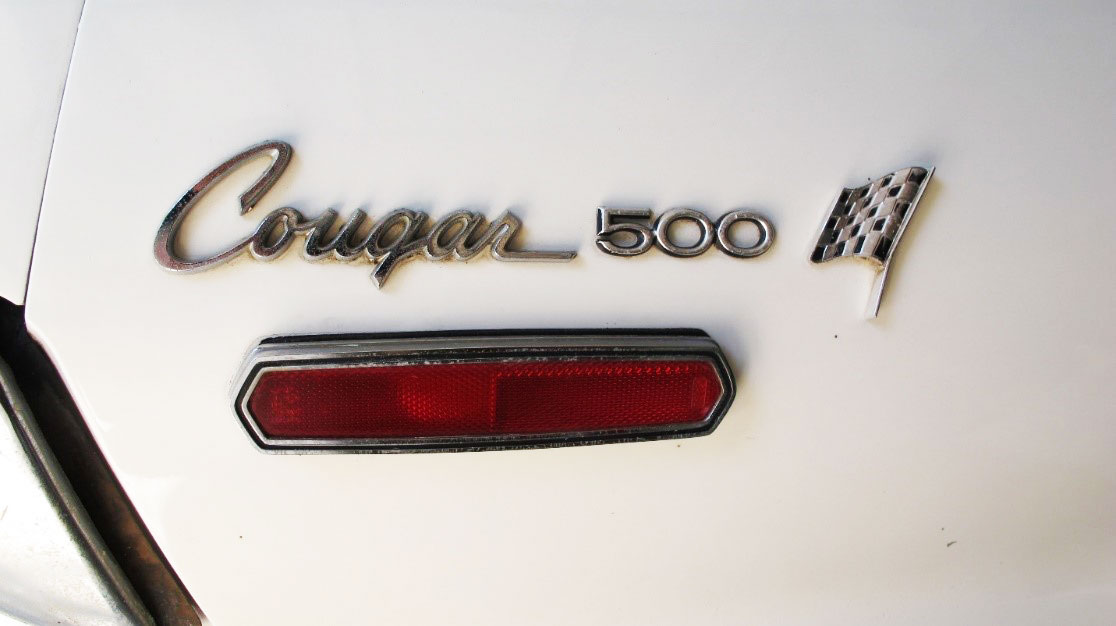 1968 Mercury Cougar 500 Badges