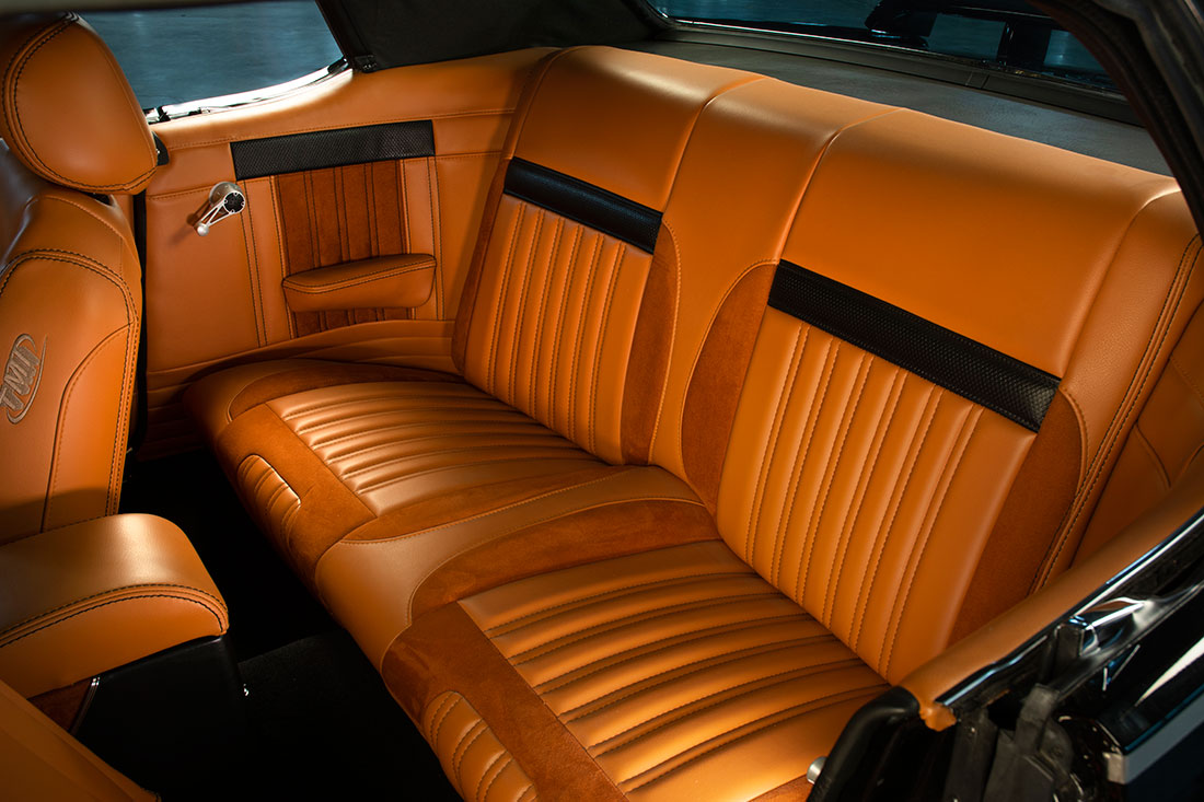 Stacey David's 1967 Mercury Cougar V8 Interceptor Back Seat