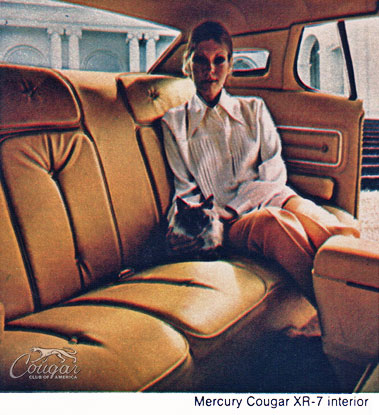 1974 Mercury Cougar XR-7 Interior