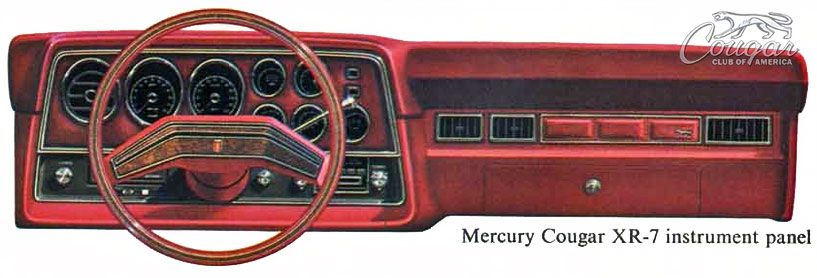 1976 Mercury Cougar XR-7 Instrument Panel