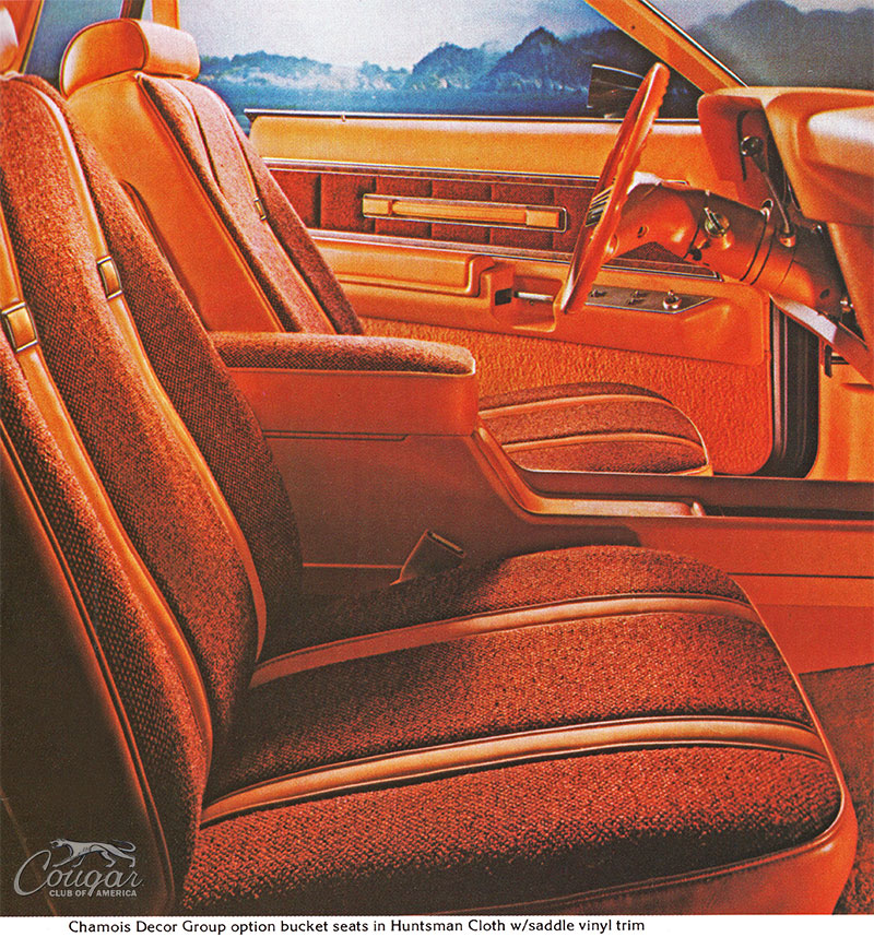 1979 Mercury Cougar XR-7 Chamois Decor Group Interior