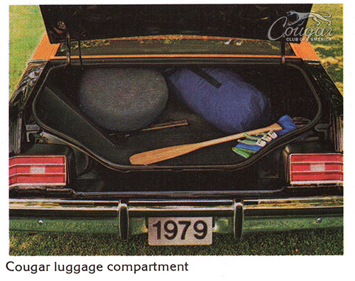 1979 Mercury Cougar XR-7 Trunk