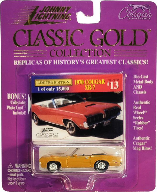 1999-Johnny-Lightning-1970-Cougar-XR-7-Classic-Gold-Collection
