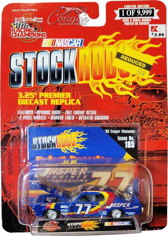 1999-Racing-Champions-69-Cougar-Eliminator-Stock-Rods-Bright-Blue
