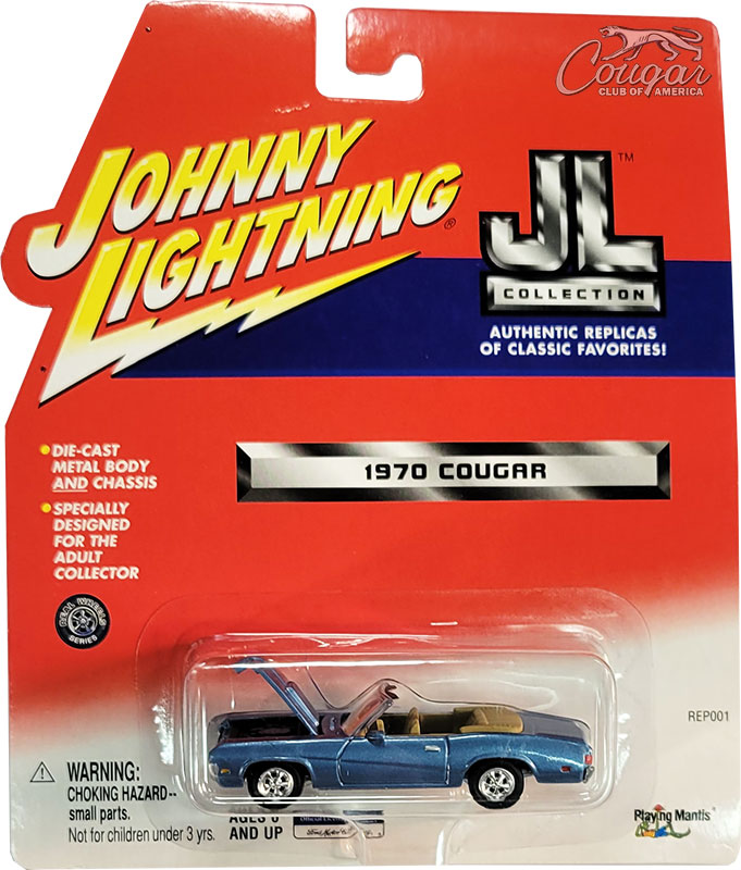 2001-Johnny-Lightning-1970-Cougar-JL-Collection-Medium-Blue