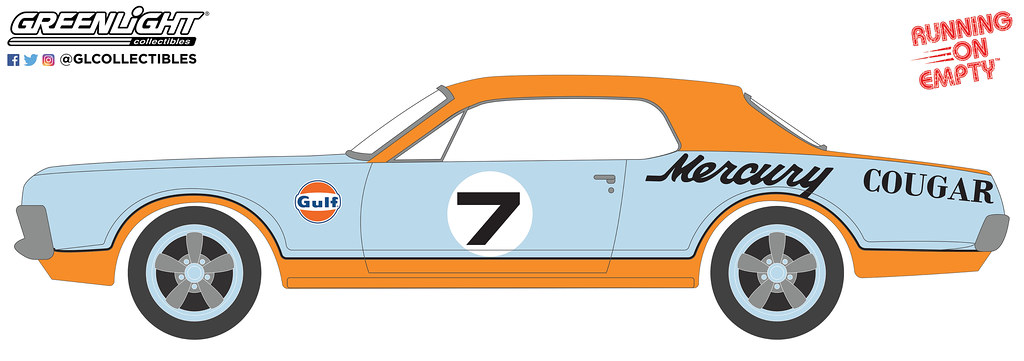 2021 Greenlight 1967 Mercury Cougar XR-7 Trans AM Racer