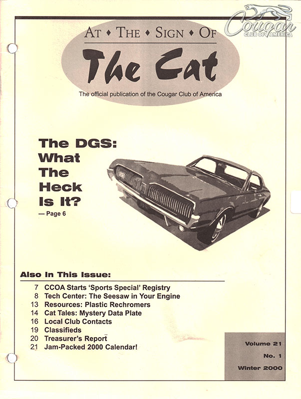 CCOA-At-the-Sign-of-the-Cat-Vol-21-Iss-1-Winter-2000