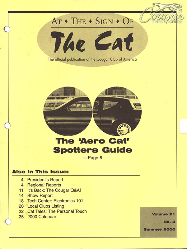 CCOA-At-the-Sign-of-the-Cat-Vol-21-Iss-3-Summer-2000