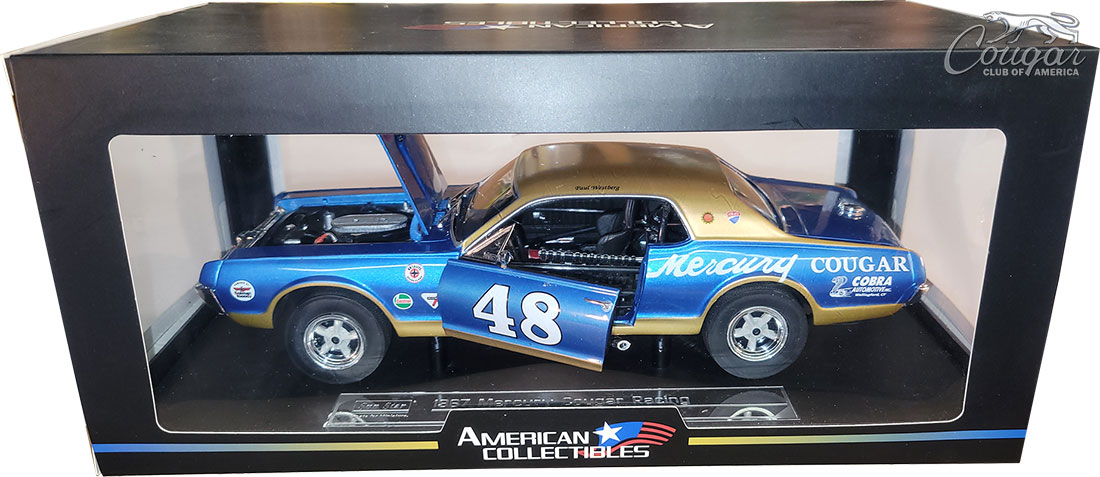Sunstar-1967-Mercury-Cougar-Racing-American-Collectibles-Blue-48