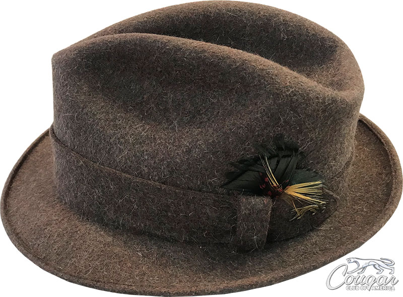 1967-Brown-Fedora-Adam-Hats-Cougar-Collection