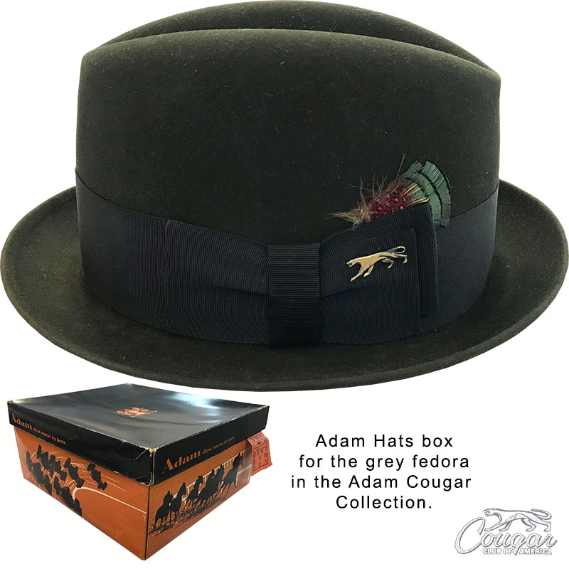 1967-Grey-Fedora-Adam-Hats-Cougar-Collection