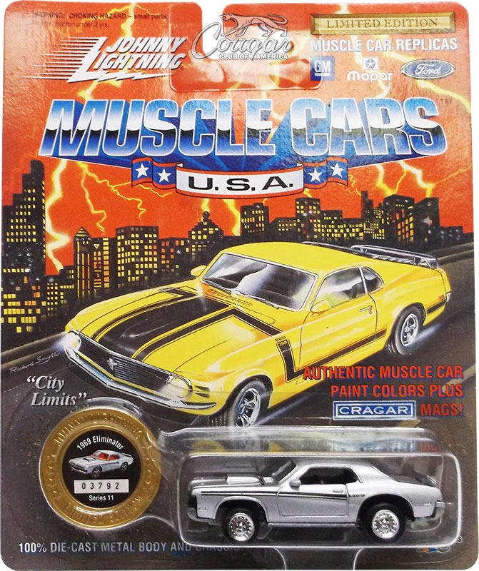 1994-Johnny-Lightning-69-Cougar-Eliminator-Muscle-Cars-USA-Series-11-Silver