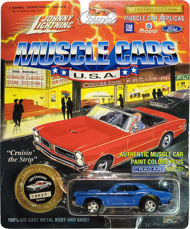 1994-Johnny-Lightning-69-Cougar-Eliminator-Muscle-Cars-USA-Series-2-Competition-Blue