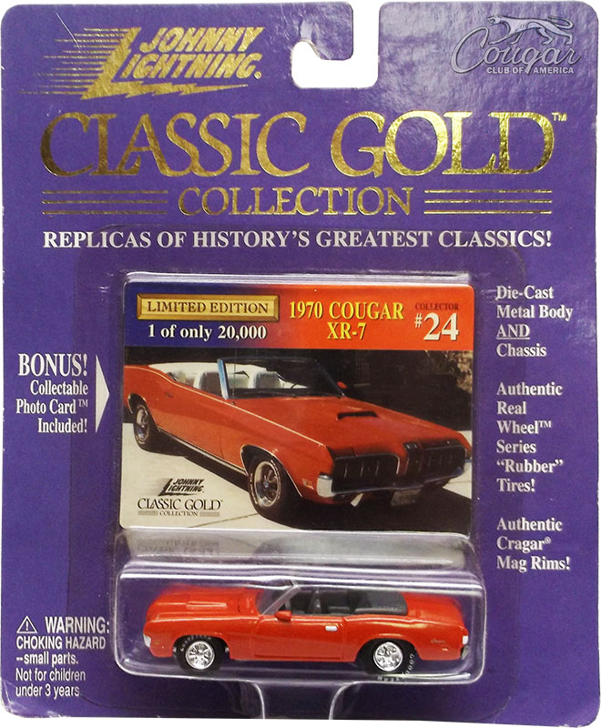 1999-Johnny-Lightning-1970-Cougar-XR-7-Convertible-Classic-Gold-Collection-Red
