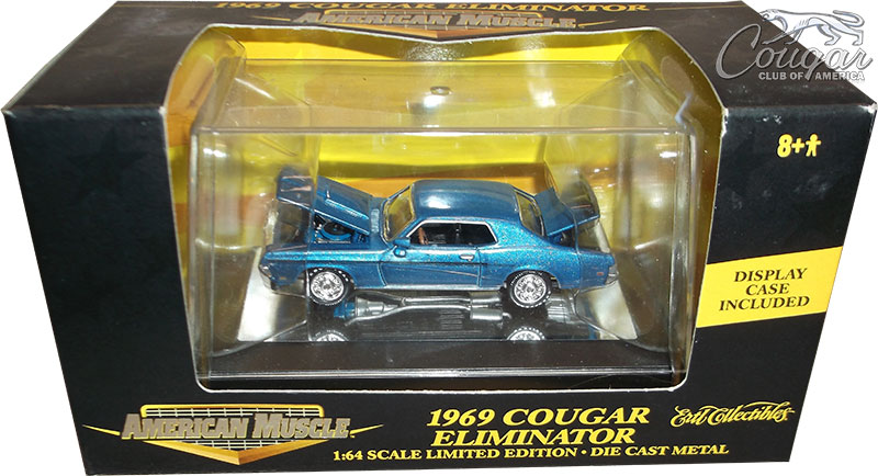 2001-Etrl-Collectibles-1969-Mercury-Cougar-Eliminator-American-Muscle-Bright-Blue