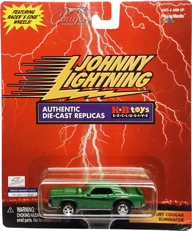 2001-Johnny-Lightning-1969-Mercury-Cougar-Eliminator-KB-Toys-Exclusive-Medium-Green