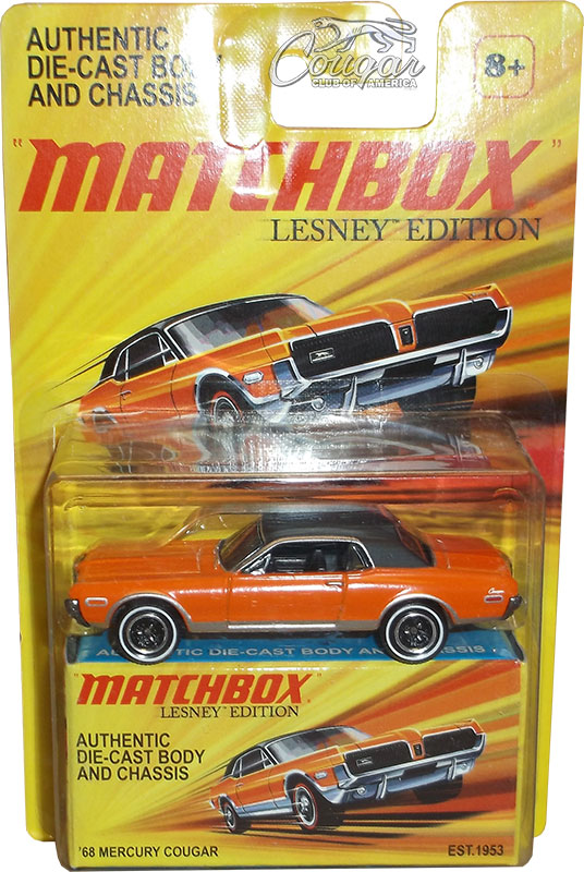 Matchbox Mercury Cougar 1:64 Diecasts Cars | The Cougar Club of America