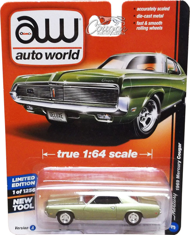 2017-Auto-World-1969-Mercury-Cougar-DeluxeSeries-Release-1-Mediium-Lime