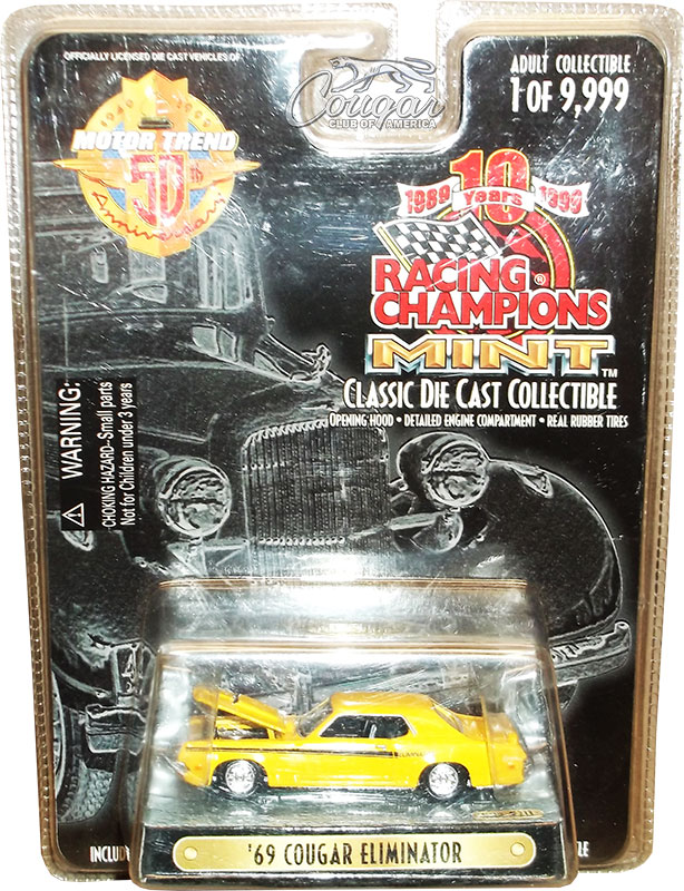 2019-Racing-Champions-69-Cougar-Eliminator-Mint-Competition-Yellow