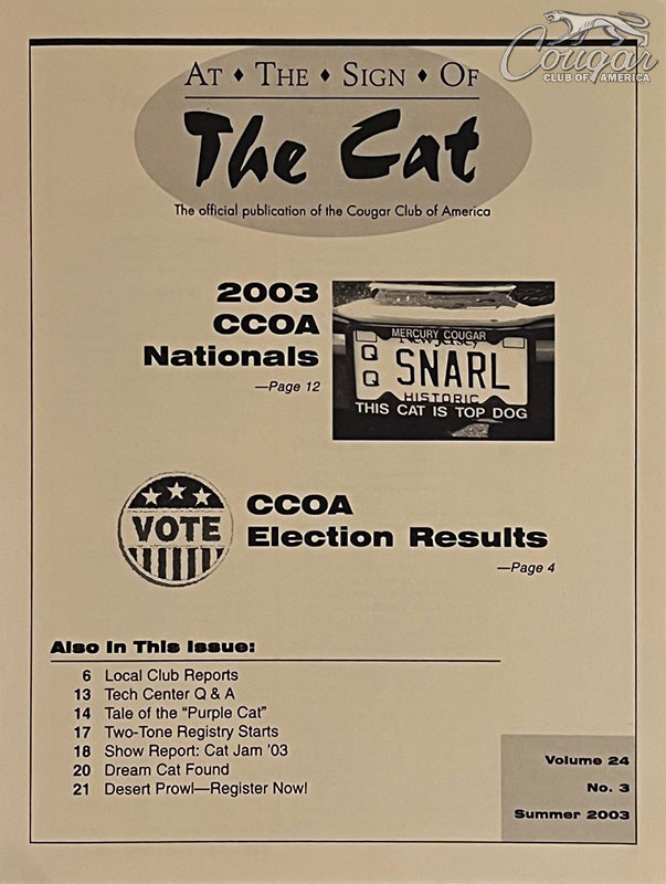 CCOA-At-the-Sign-of-the-Cat-Vol-24-Iss-3-Summer-2003