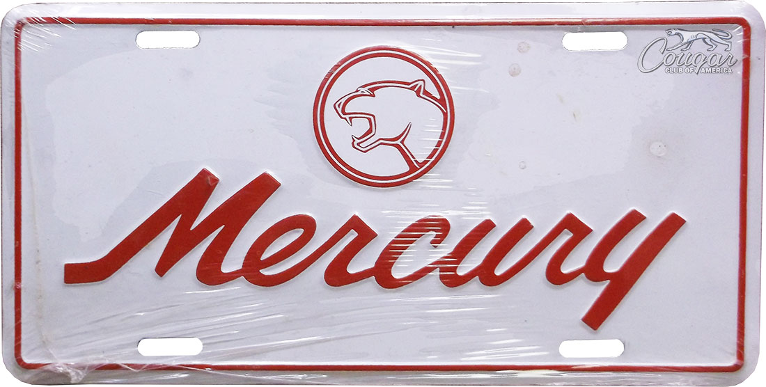 1990's-Mercury-Cougar-Head-Emblem-License-Plate