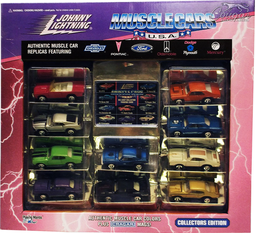1995-Johnny-Lightning-69-Cougar-Eliminator-Muscle-Cars-USA-Series-11-Collectors-Edition-Purple