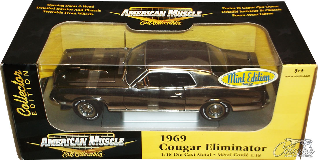 2005-Etrl-Collectibles-1969-Mercury-Cougar-Eliminator-American-Muscle-Chase-Black-Chrome