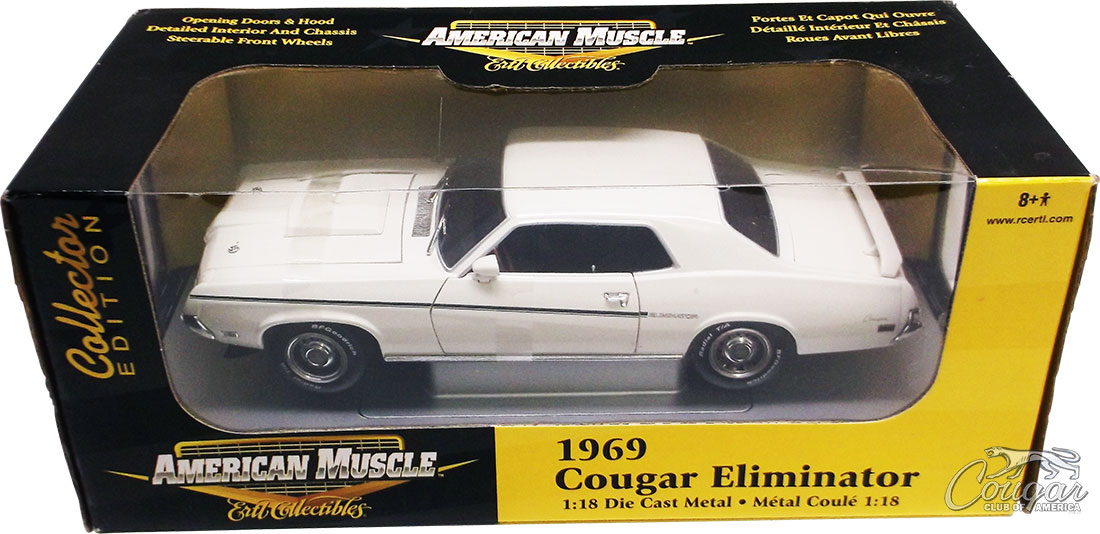 2005-Etrl-Collectibles-1969-Mercury-Cougar-Eliminator-American-Muscle-White