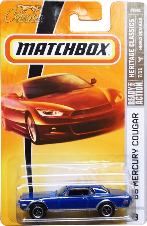 Matchbox Mercury Cougar 1:64 Diecasts Cars | The Cougar Club of America