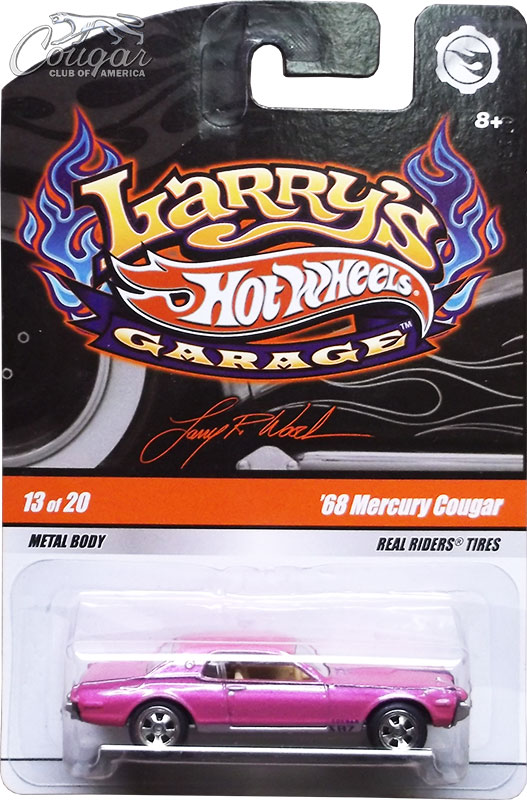 2010-Hot-Wheels-68-Mercury-Cougar-Larry's-Garage-Pink