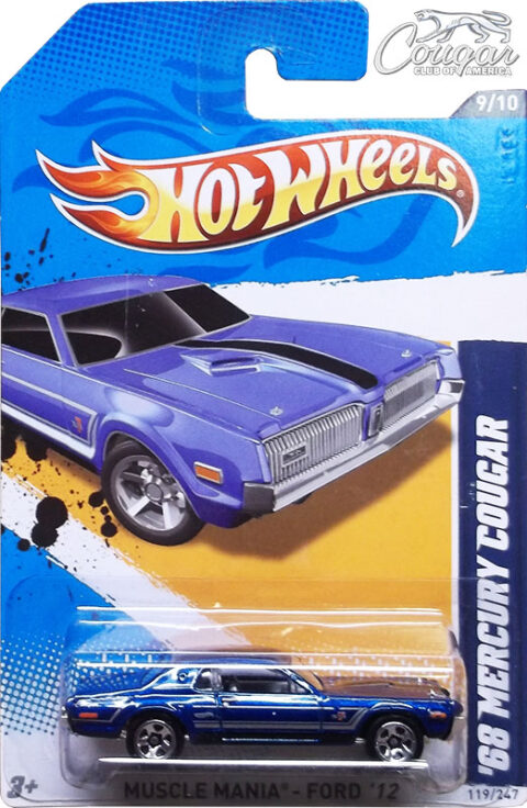 Hot Wheels Mercury Cougar 1:64 Diecasts Cars | The Cougar Club of America