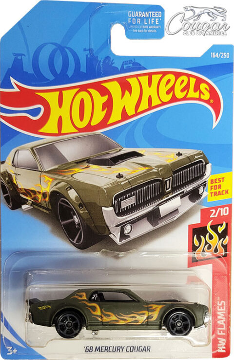 Hot Wheels Zamac 2015 #011 Mercury Cougar 68 - 1/64 Neuf En Boîte